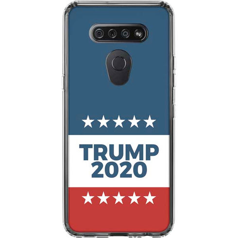 Trump 2020 Red White and Blue LG K51/Q51 Clear Case