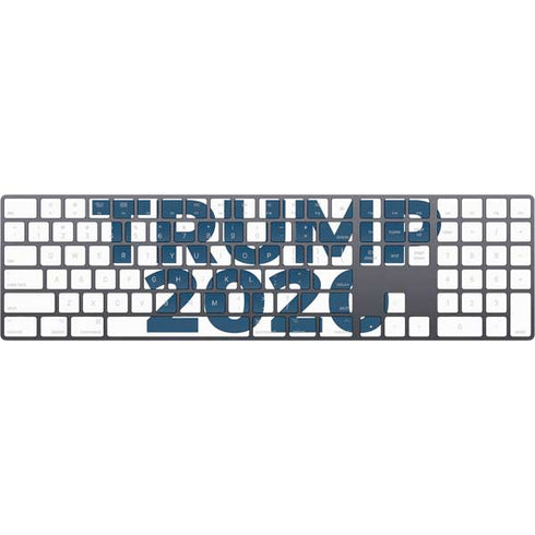 Trump 2020 Red White and Blue Magic Keyboard with Numeric Keypad Skin