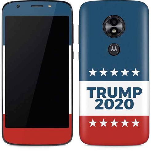 Trump 2020 Red White and Blue Moto E5 Play Skin