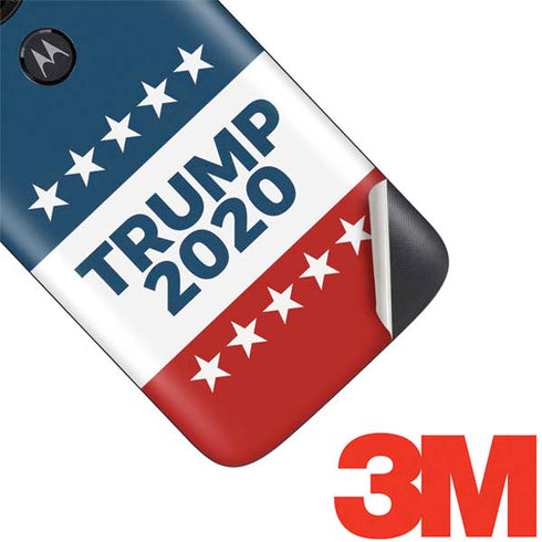 Trump 2020 Red White and Blue Moto E5 Play Skin