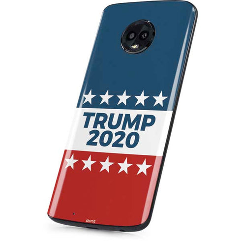 Trump 2020 Red White and Blue Moto G6 Skin