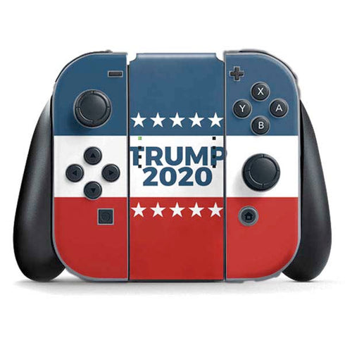 Trump 2020 Red White and Blue Nintendo Switch (2017-2021) Joy-Con Controller Skin