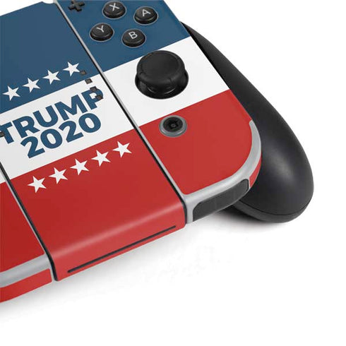 Trump 2020 Red White and Blue Nintendo Switch OLED (2021) Skin