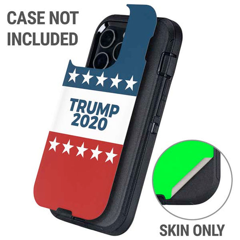 Trump 2020 Red White and Blue Otterbox Defender iPhone Skin