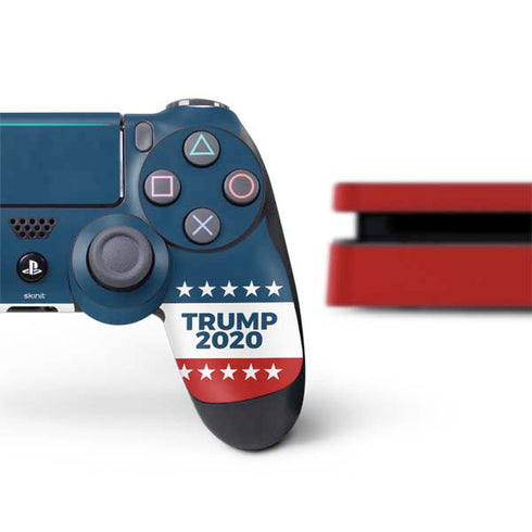 Trump 2020 Red White and Blue PS4 Slim Bundle Skin