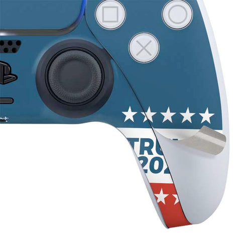 Trump 2020 Red White and Blue PS5 Controller Skin