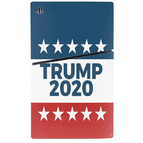 Trump 2020 Red White and Blue PS5 Slim Disk Bundle Skin