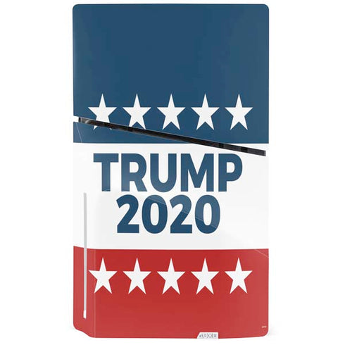 Trump 2020 Red White and Blue PS5 Slim Disk Bundle Skin