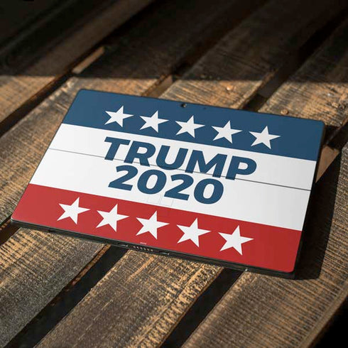 Trump 2020 Red White and Blue Surface Pro 7 Skin
