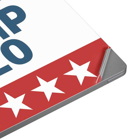 Trump 2020 Red White and Blue Universal Laptop 11in (8.8 x 6.2in) Skin