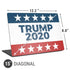 Trump 2020 Red White and Blue Universal Laptop 15in (12.2 x 8.8in) Skin