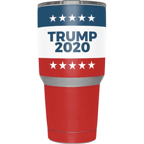 Trump 2020 Red White and Blue Yeti 30oz Rambler Tumbler Skin