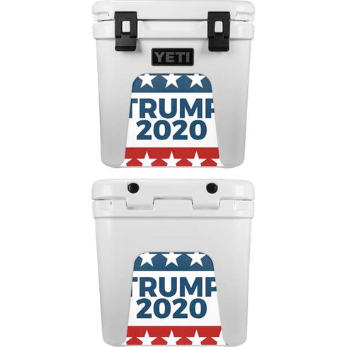 Trump 2020 Red White and Blue YETI Roadie 24 Hard Cooler Skin