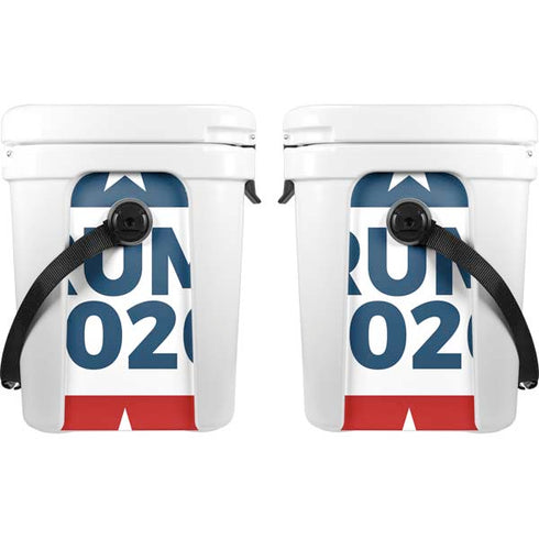Trump 2020 Red White and Blue YETI Roadie 24 Hard Cooler Skin