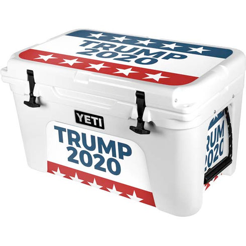 Trump 2020 Red White and Blue YETI Tundra 45 Hard Cooler Skin