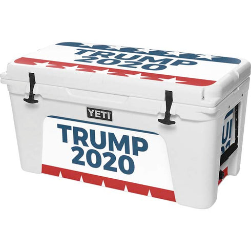 Trump 2020 Red White and Blue YETI Tundra 75 Hard Cooler Skin