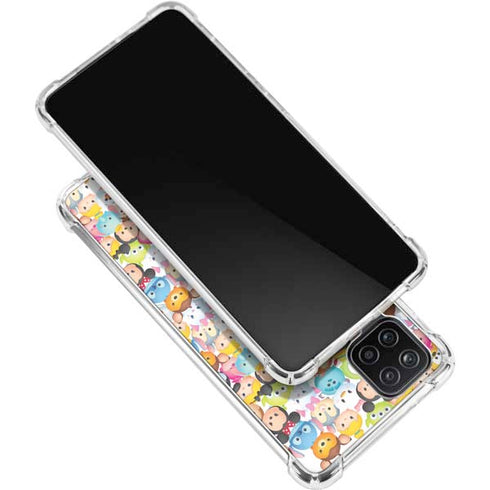 Disney Tsum Tsum Animated Characters Galaxy A12 Clear Case
