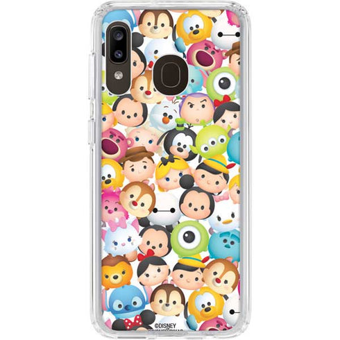 Disney Tsum Tsum Animated Characters Galaxy A20 Clear Case