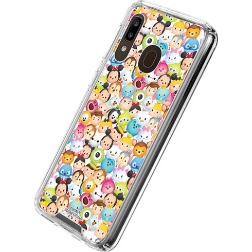 Disney Tsum Tsum Animated Characters Galaxy A30 Clear Case