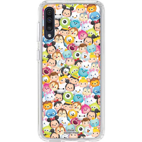 Disney Tsum Tsum Animated Characters Galaxy A50 Clear Case