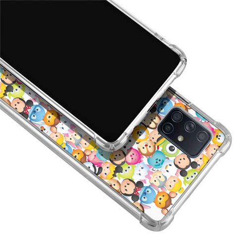Disney Tsum Tsum Animated Characters Galaxy A71 5G Clear Case