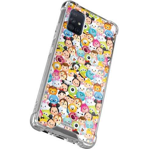 Disney Tsum Tsum Animated Characters Galaxy A71 5G Clear Case