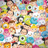 Disney Tsum Tsum Animated Characters Galaxy Note 8 Skin