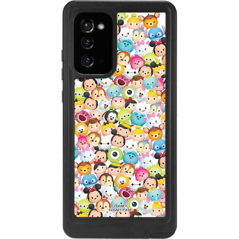 Disney Tsum Tsum Animated Characters Galaxy Note20 5G Waterproof Case