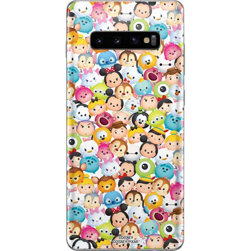 Disney Tsum Tsum Animated Characters Galaxy S10 Plus Skin