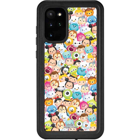 Disney Tsum Tsum Animated Characters Galaxy S20 Plus Waterproof Case