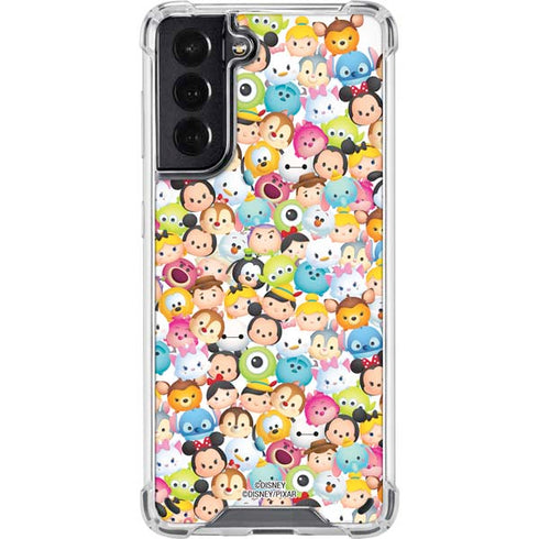 Disney Tsum Tsum Animated Characters Galaxy S21 5G Clear Case