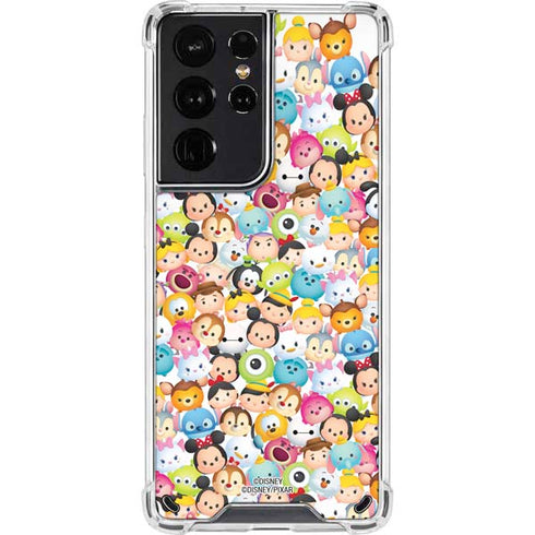 Disney Tsum Tsum Animated Characters Galaxy S21 Ultra 5G Clear Case