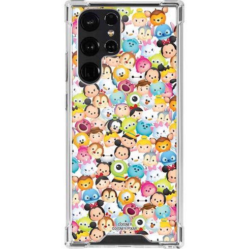 Disney Tsum Tsum Animated Characters Galaxy S22 Ultra Clear Case