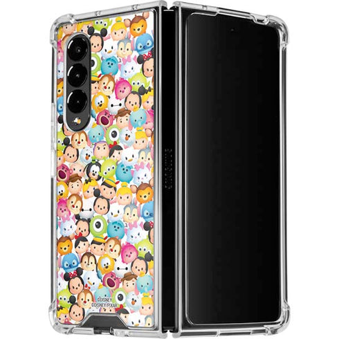 Disney Tsum Tsum Animated Characters Galaxy Z Fold4 5G Clear Case