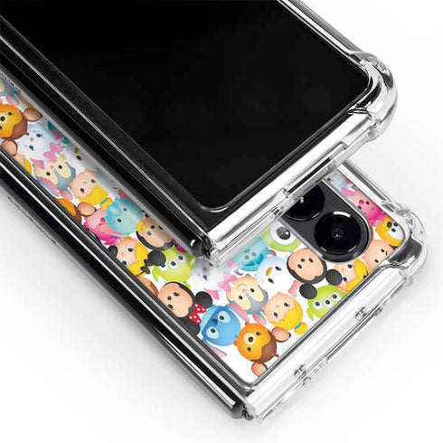 Disney Tsum Tsum Animated Characters Galaxy Z Fold4 5G Clear Case