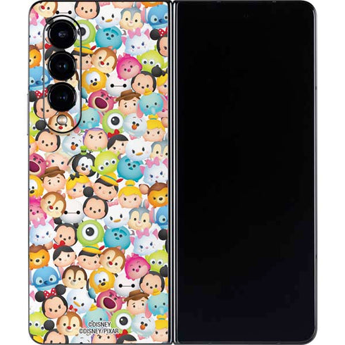 Disney Tsum Tsum Animated Characters Galaxy Z Fold4 5G Skin
