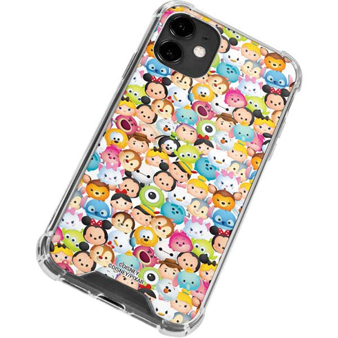 Disney Tsum Tsum Animated Characters iPhone 12 Clear Case