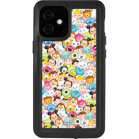Disney Tsum Tsum Animated Characters iPhone 12 Mini Waterproof Case