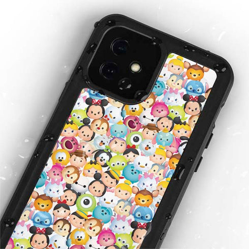 Disney Tsum Tsum Animated Characters iPhone 12 Mini Waterproof Case
