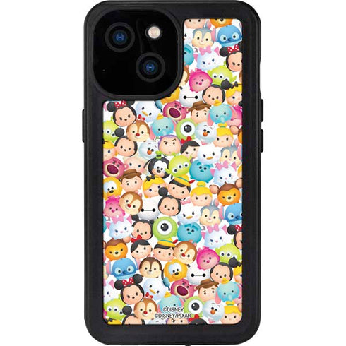 Disney Tsum Tsum Animated Characters iPhone 13 Mini Waterproof Case