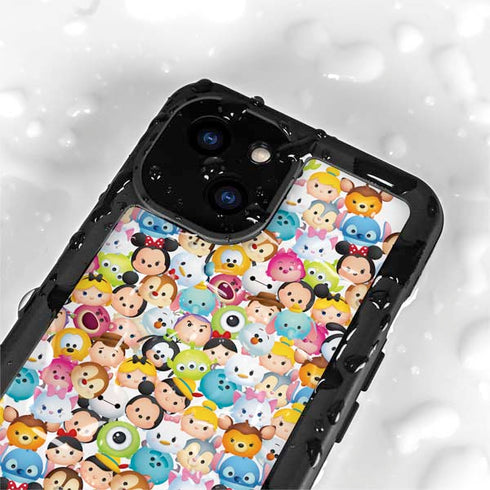 Disney Tsum Tsum Animated Characters iPhone 13 Mini Waterproof Case