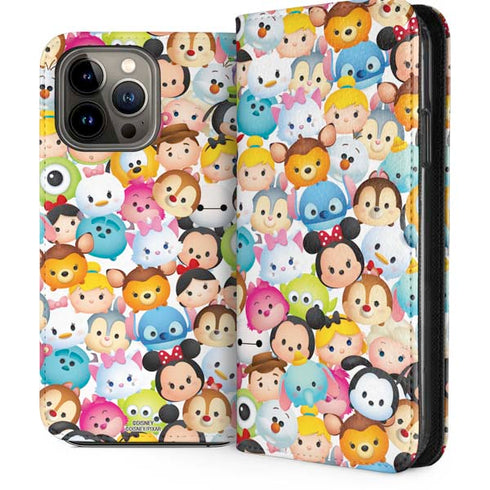 Disney Tsum Tsum Animated Characters iPhone 13 Pro Max Folio Case