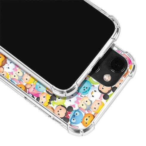 Disney Tsum Tsum Animated Characters iPhone 14 Plus Clear Case