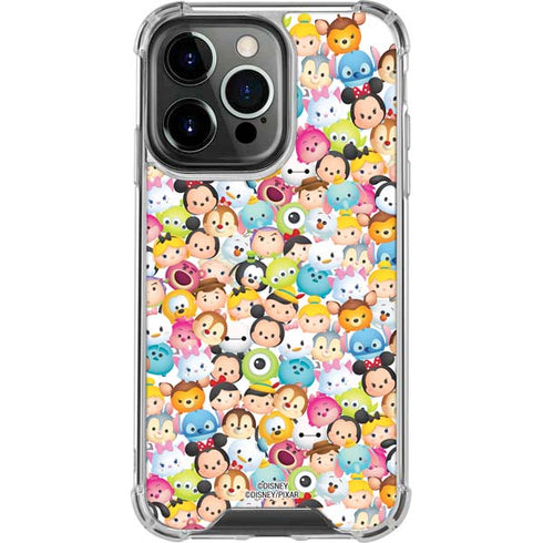Disney Tsum Tsum Animated Characters iPhone 14 Pro Clear Case