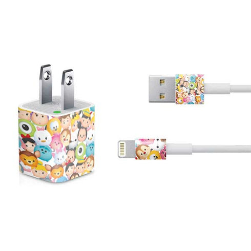 Disney Tsum Tsum Animated Characters iPhone Charger (5W USB) Skin
