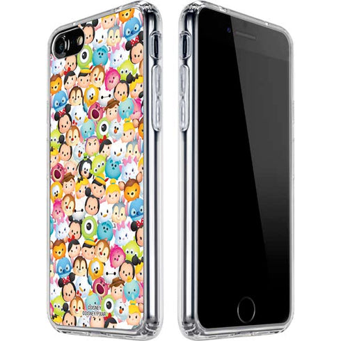Disney Tsum Tsum Animated Characters iPhone SE (2nd & 3rd Gen) Clear Case