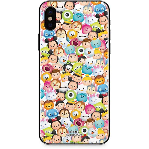 Disney Tsum Tsum Animated Characters iPhone XS Skin