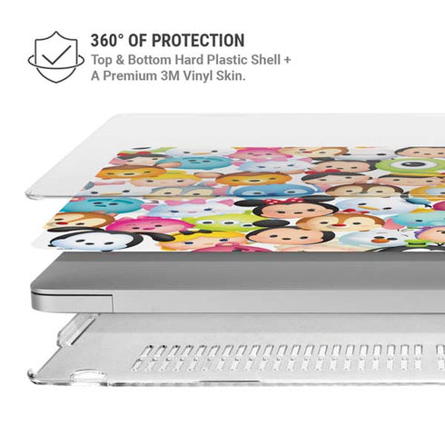 Disney Tsum Tsum Animated Characters MacBook Air 15in (2023-2025) Case plus Skin