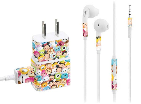 Disney Tsum Tsum Animated Characters Phone Charger Skin