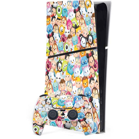 Disney Tsum Tsum Animated Characters PS5 Slim Digital Edition Console Skin
